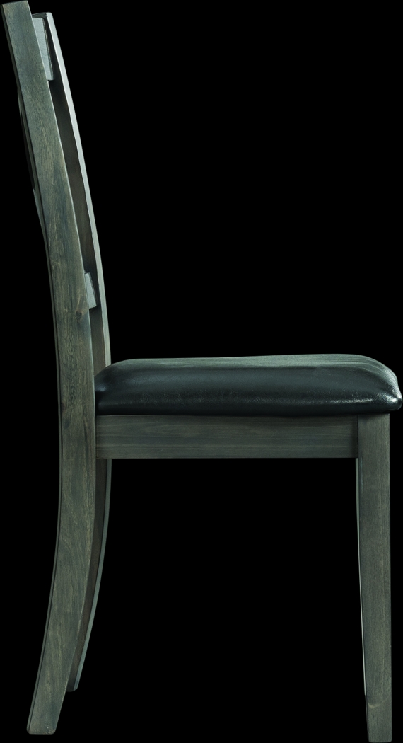 Petalbite Gray Side Chair, Set of 2 - Thumbnail - Image 6
