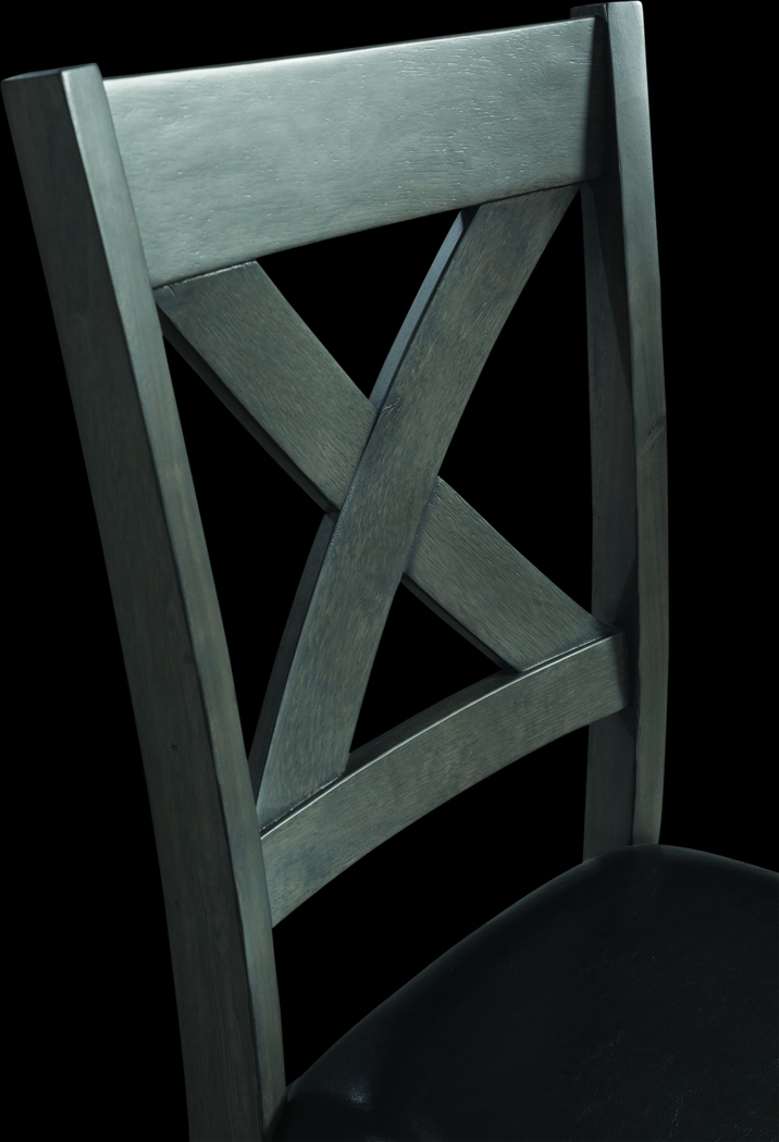 Petalbite Gray Side Chair, Set of 2 - Thumbnail - Image 8