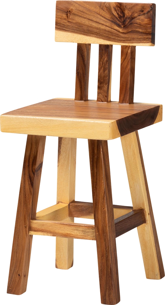 Petalbooks Natural Counter Height Stool - Thumbnail - Image 1