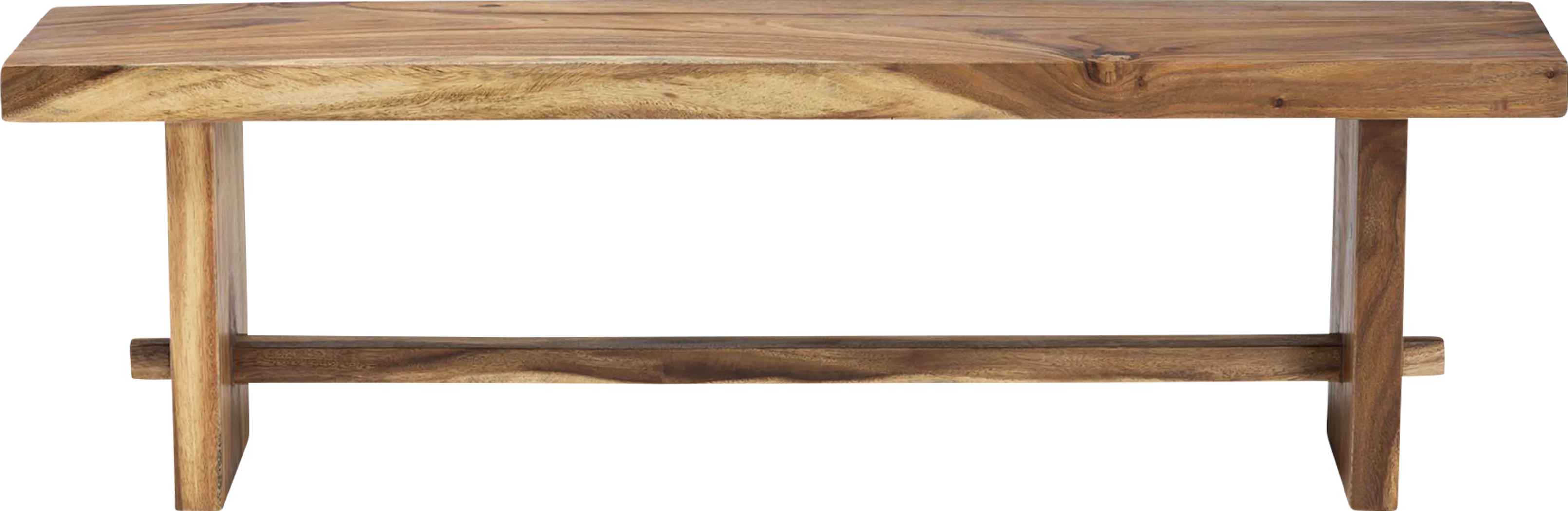 Petaline Brown Dining Bench - Thumbnail - Image 3