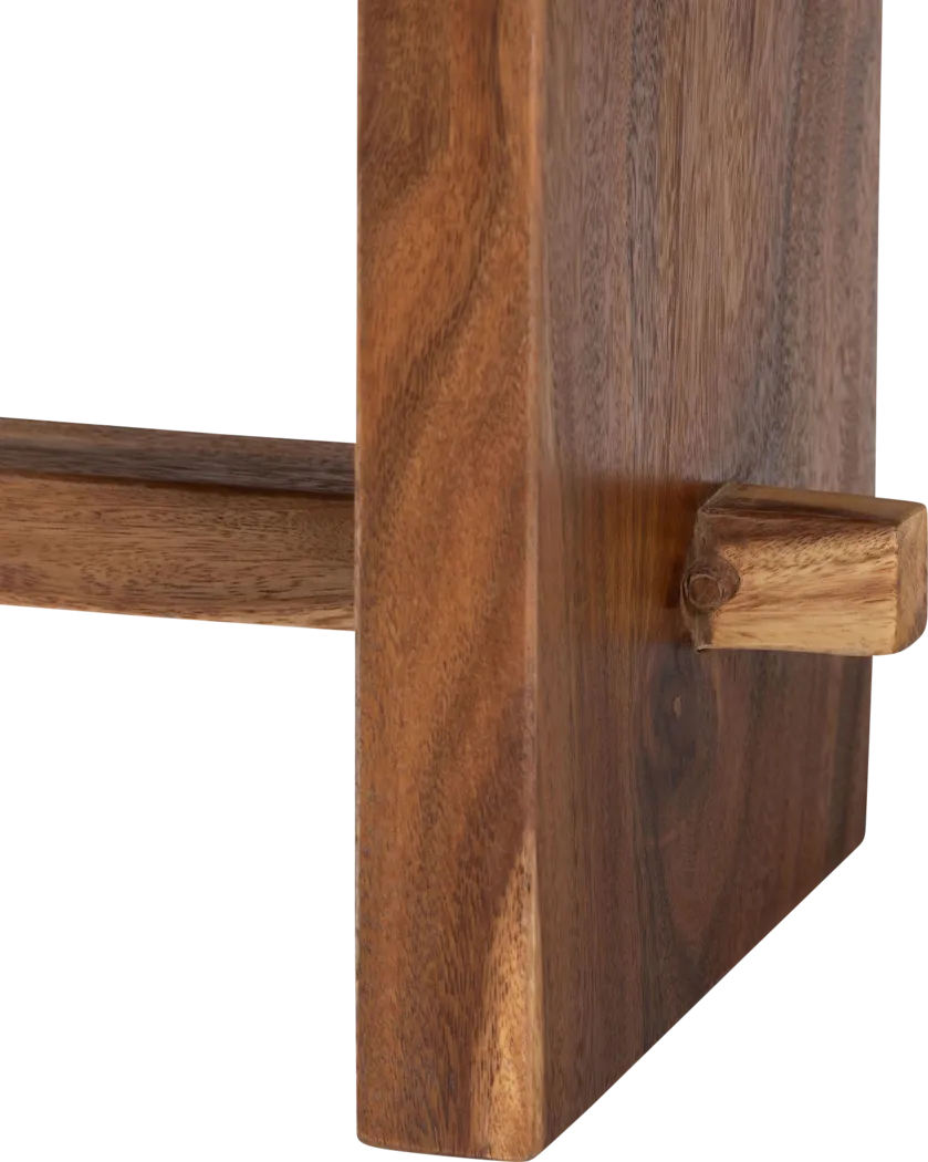 Petaline Brown Dining Bench - Thumbnail - Image 5