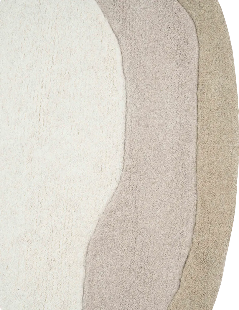 Petalshine Brown 8' x 10' Oval Rug - Thumbnail - Image 2