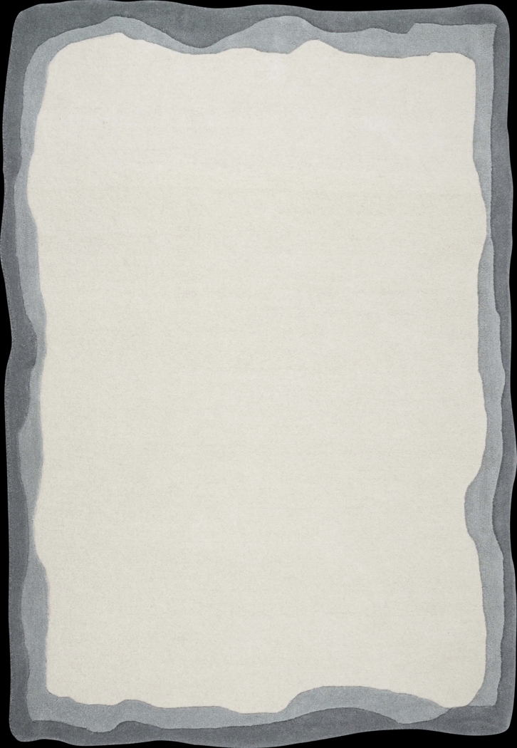 Petalshine Gray 5' x 7' Rug - Thumbnail - Image 1
