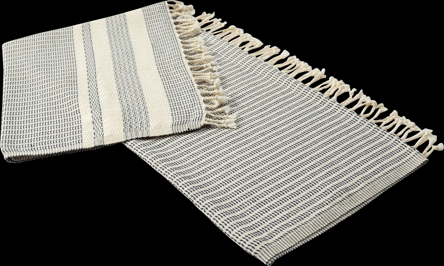 Petalwell Navy Throw Blanket - Thumbnail - Image 4