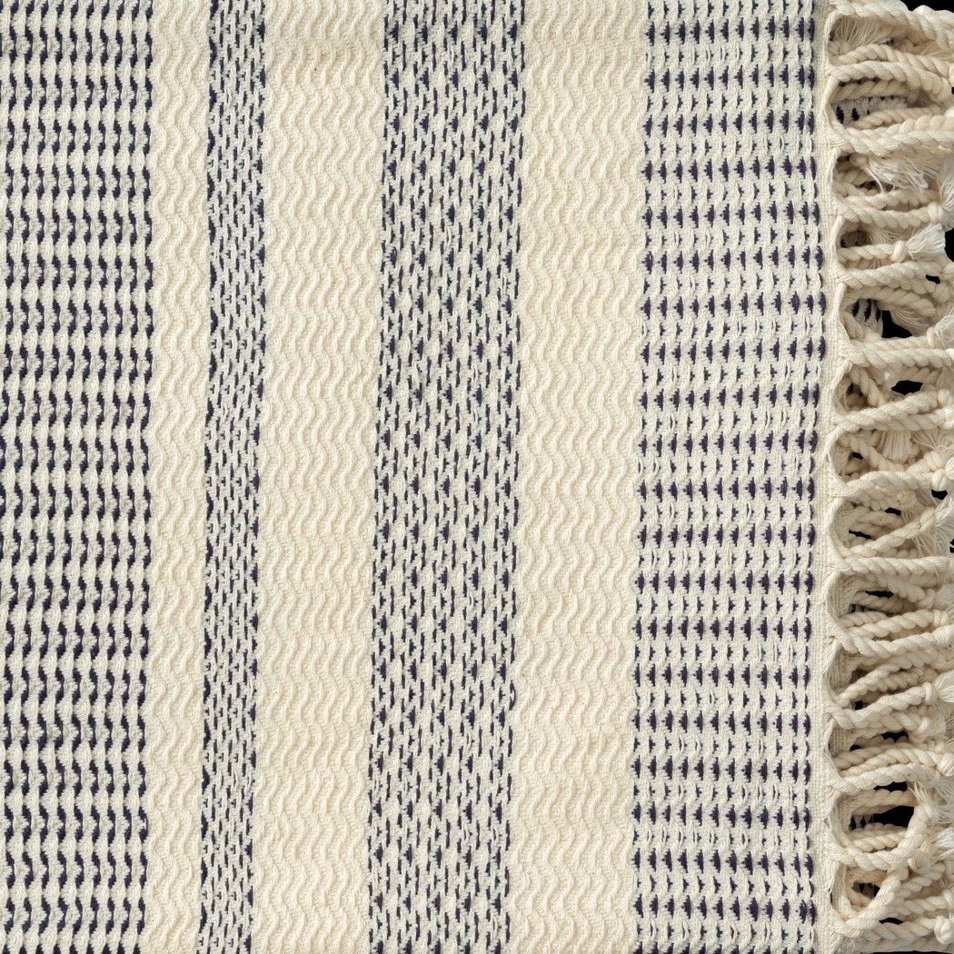 Petalwell Navy Throw Blanket - Thumbnail - Image 6