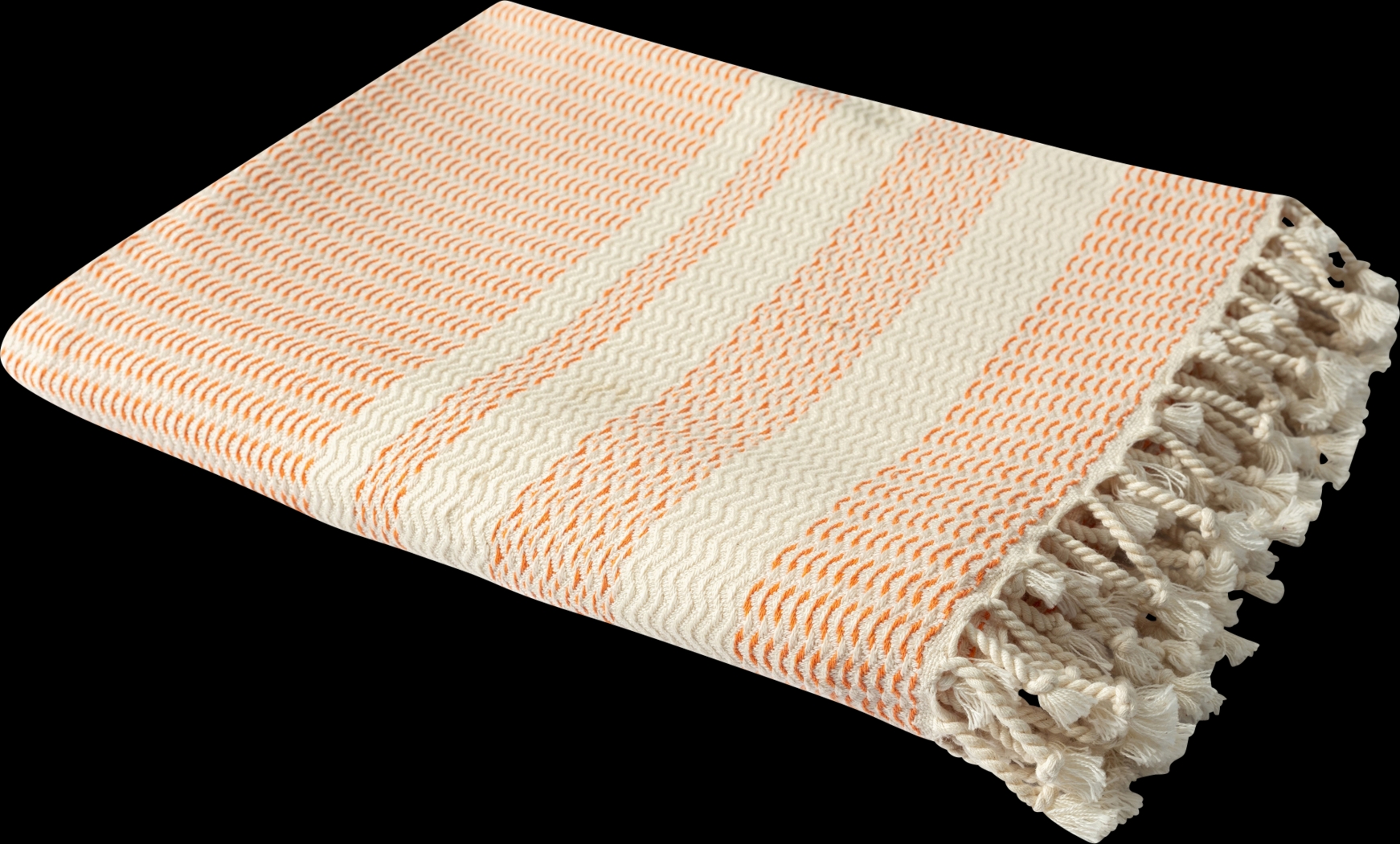 Petalwell Orange Throw Blanket - Thumbnail - Image 3