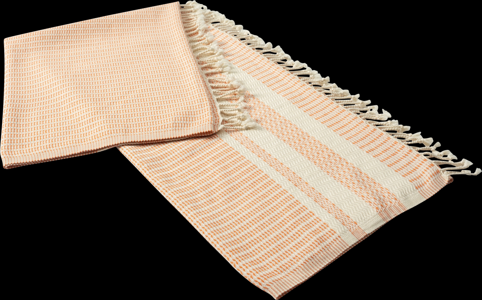 Petalwell Orange Throw Blanket - Thumbnail - Image 4