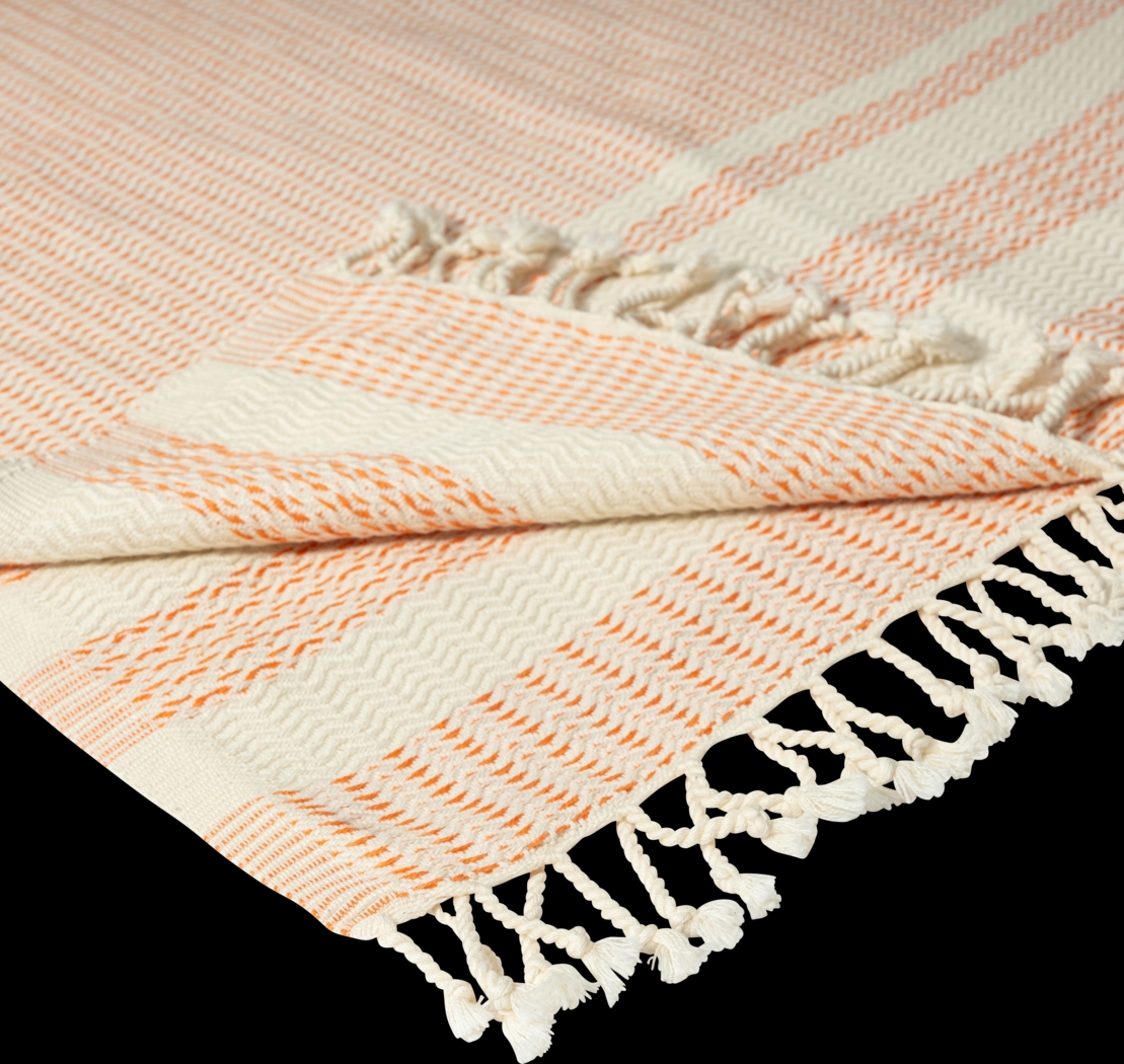 Petalwell Orange Throw Blanket - Thumbnail - Image 5