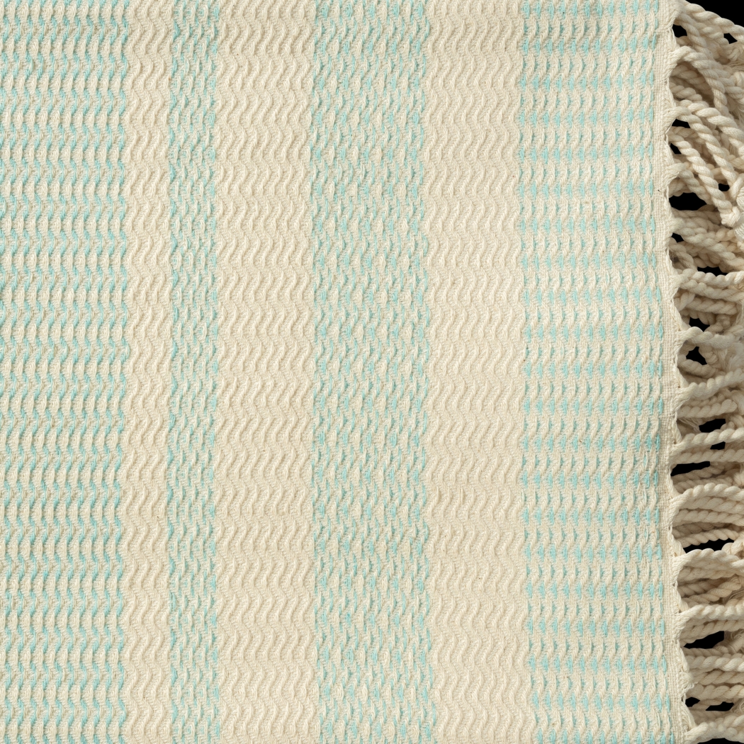 Petalwell Turquoise Throw Blanket - Thumbnail - Image 6