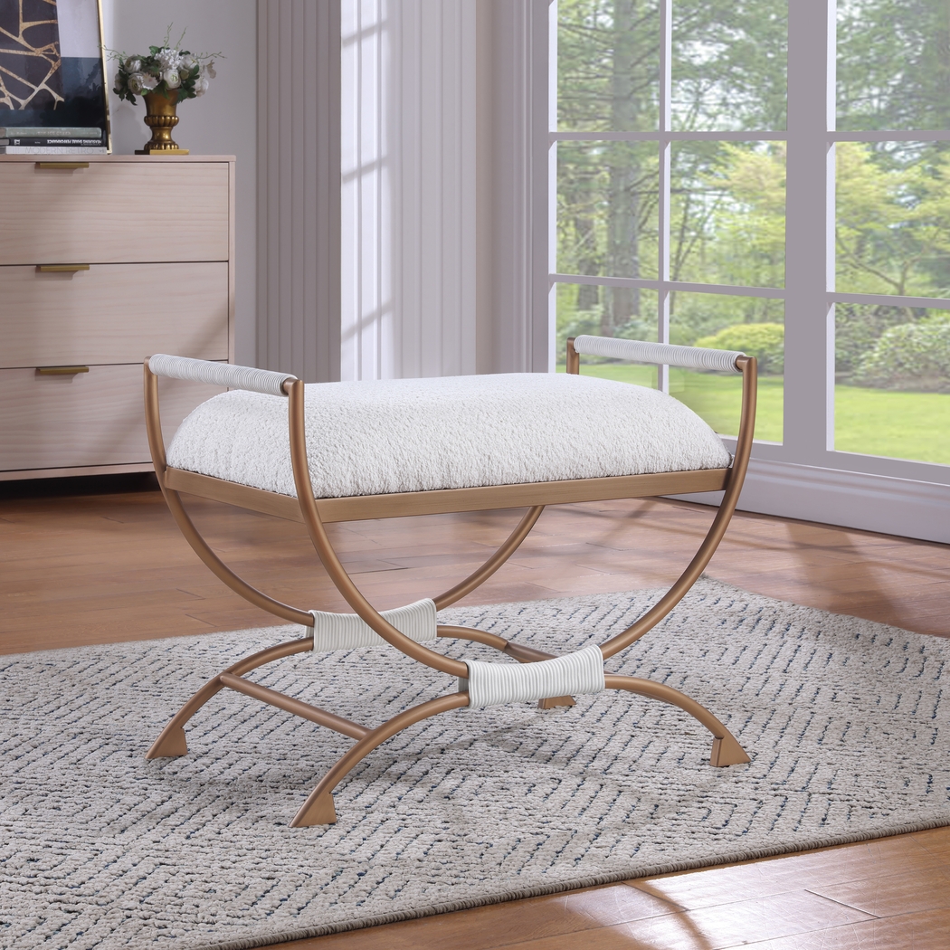 Petelu White Bench - Thumbnail - Image 4