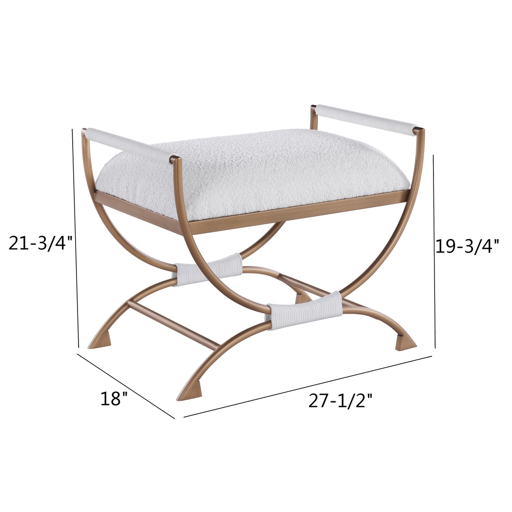 Petelu White Bench - Thumbnail - Image 5