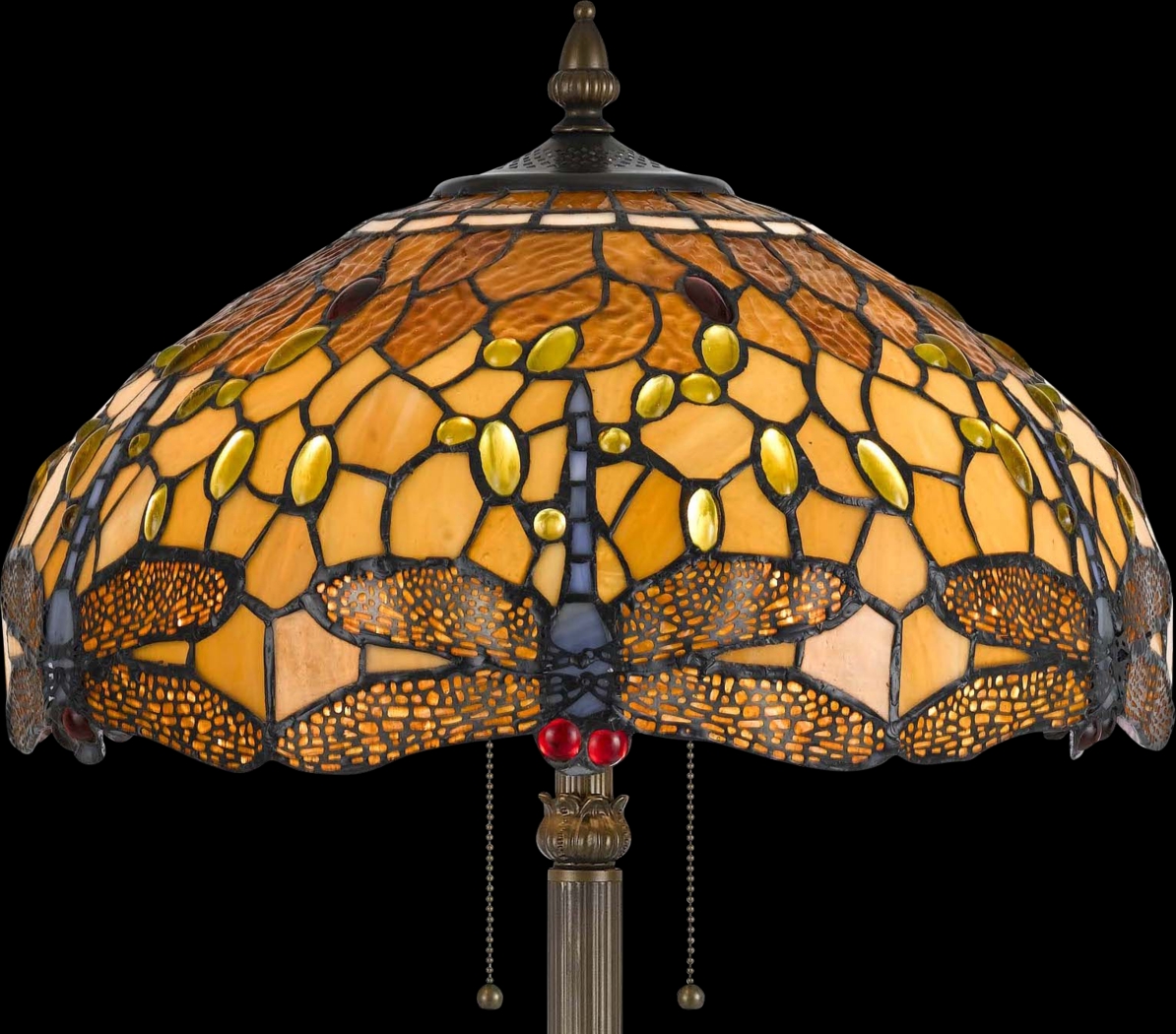 Peterborough Brass Floor Lamp - Thumbnail - Image 2