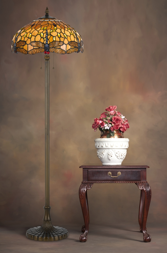 Peterborough Brass Floor Lamp - Thumbnail - Image 3