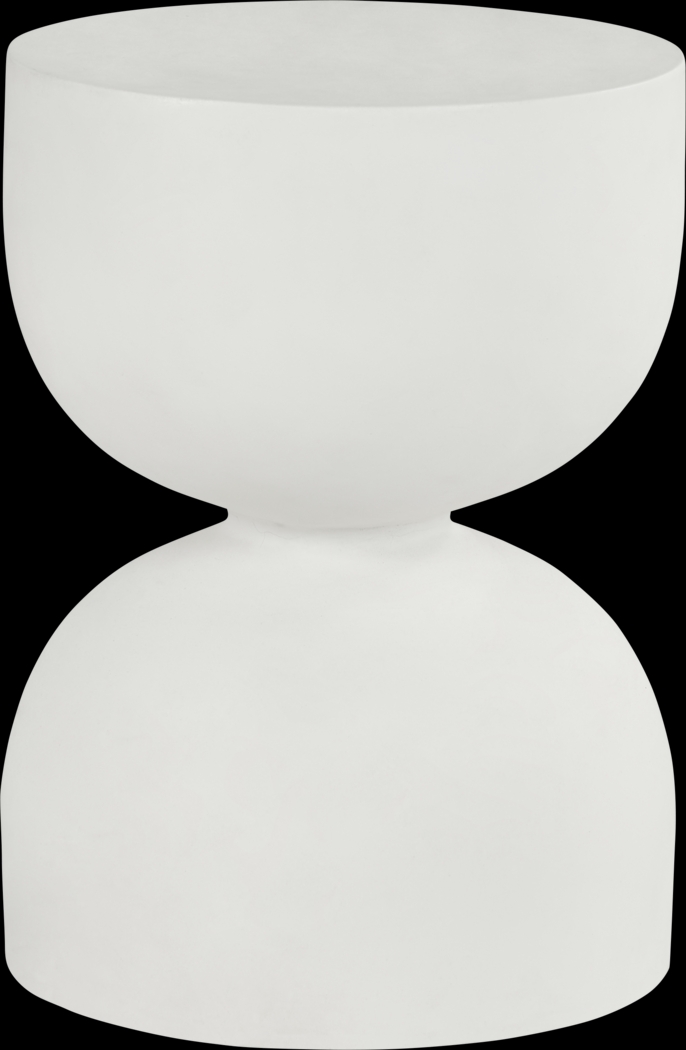 Petra White Outdoor End Table - Thumbnail - Image 1