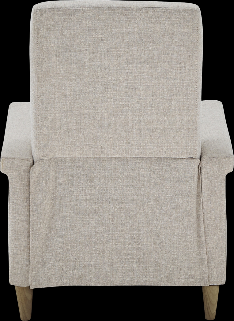 Petrelle Beige Pushback Recliner - Thumbnail - Image 4