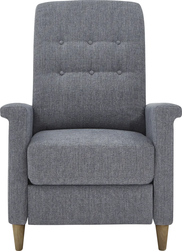 Petrelle Dark Gray Pushback Recliner - Thumbnail - Image 3
