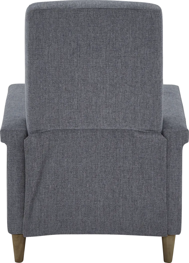 Petrelle Dark Gray Pushback Recliner - Thumbnail - Image 4