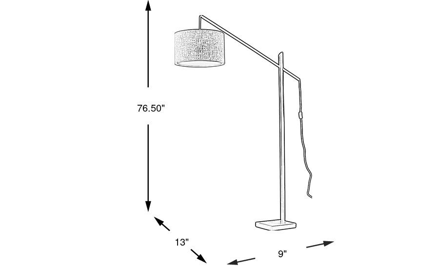 Dimension Image. Please refer to the Dimension Tab on this page for dimension details.