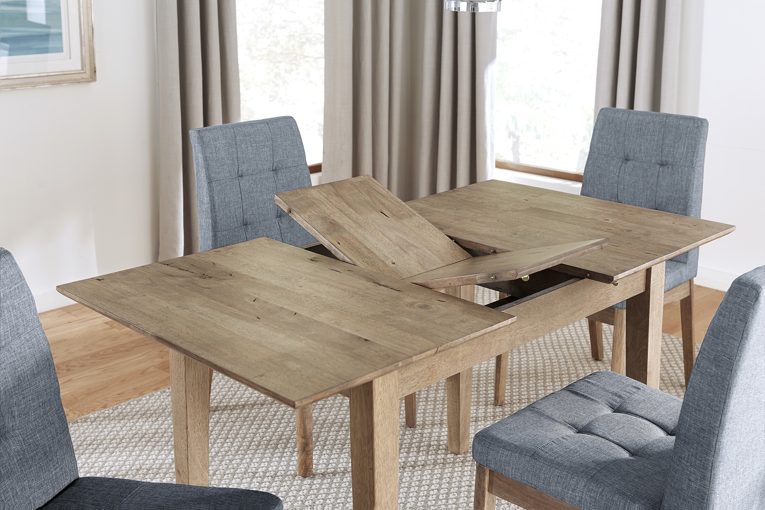 Peveril Brown Rectangle Dining Table - Thumbnail - Image 2