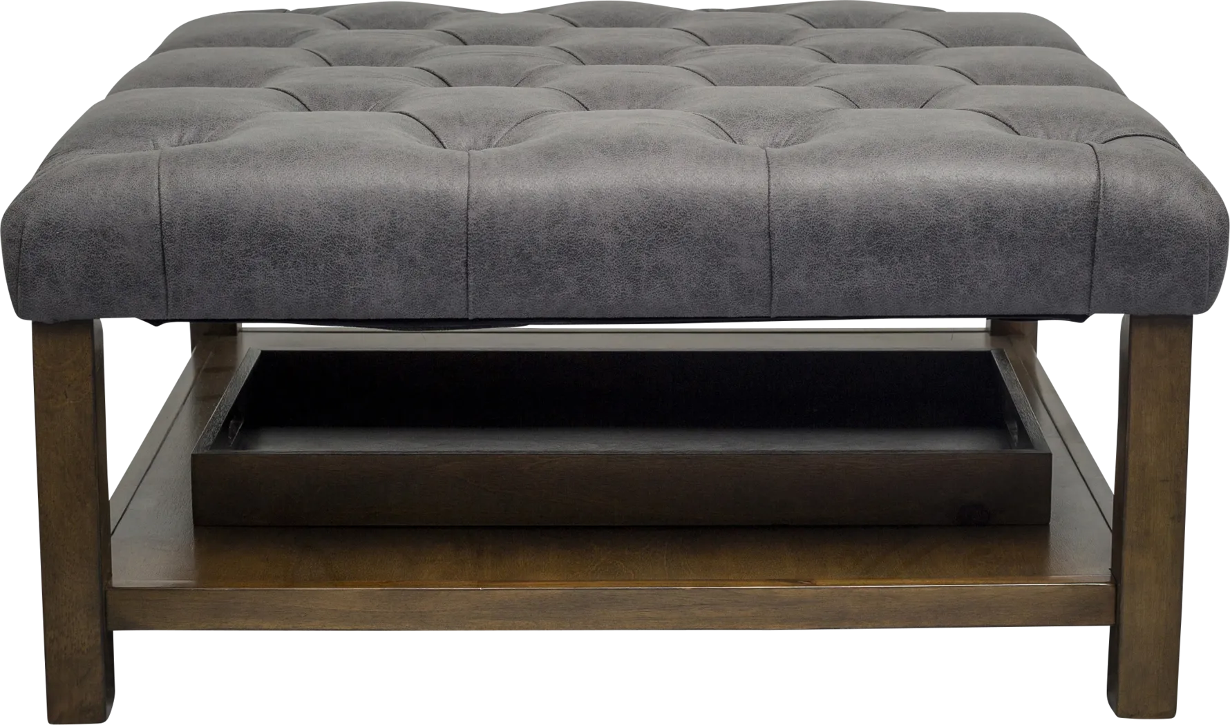 Pharlow Brown Cocktail Ottoman - Thumbnail - Image 2