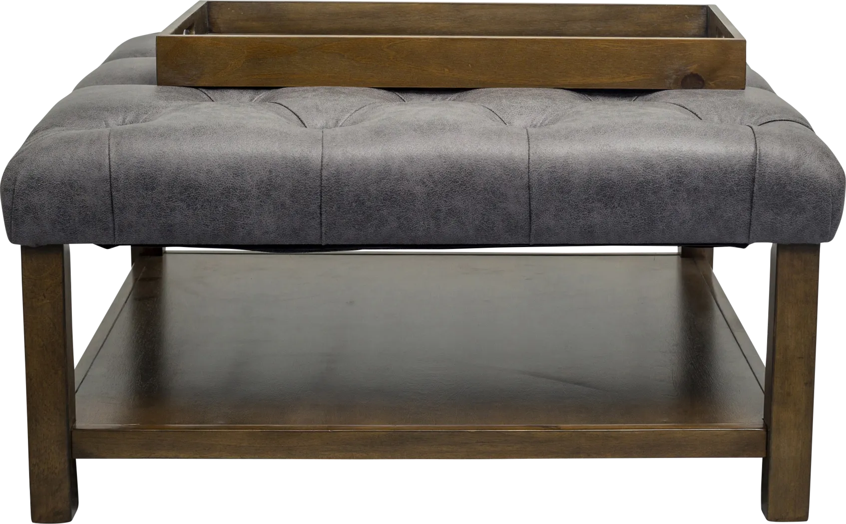 Pharlow Brown Cocktail Ottoman - Thumbnail - Image 3