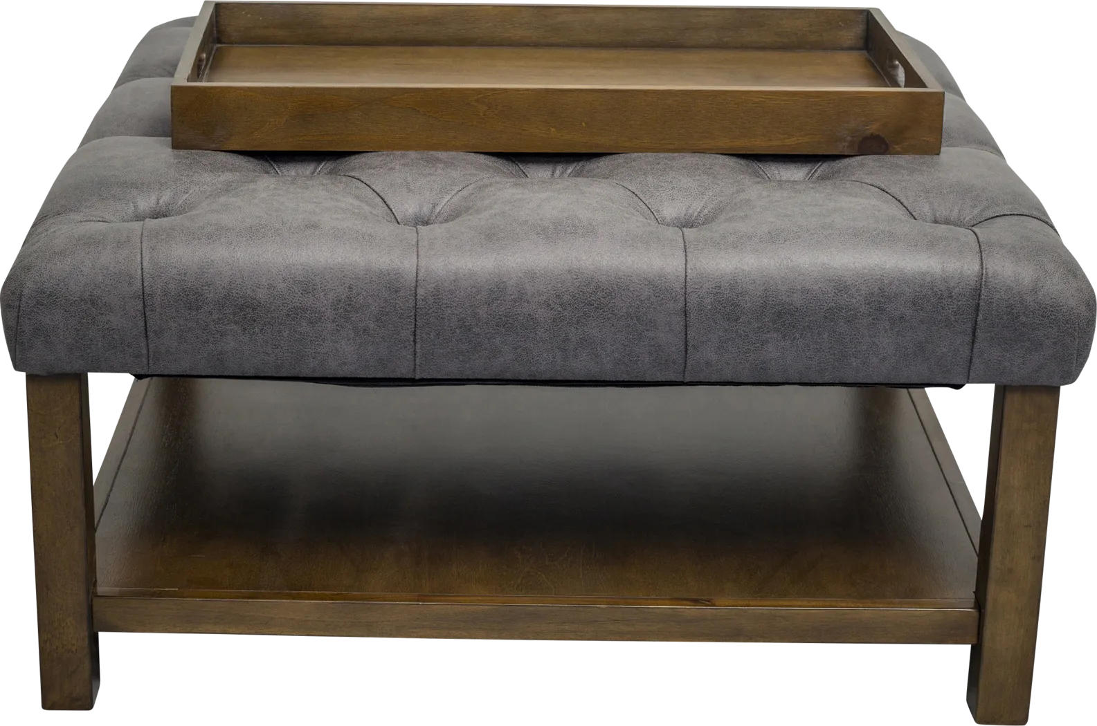 Pharlow Brown Cocktail Ottoman - Thumbnail - Image 9