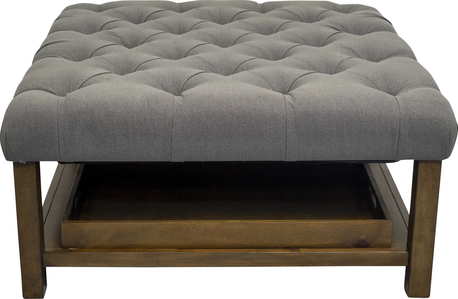 Pharlow Dark Gray Cocktail Ottoman - Thumbnail - Image 8