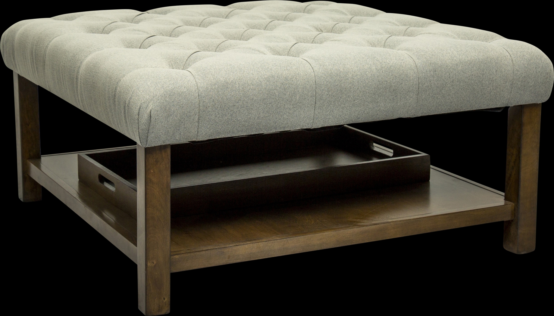 Pharlow Gray Cocktail Ottoman - Thumbnail - Image 5