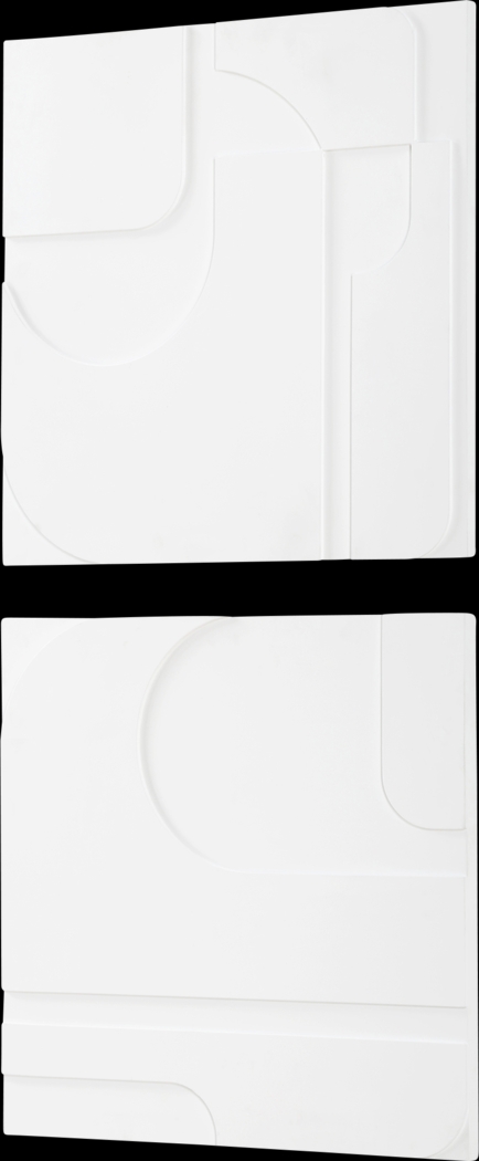 Pheelex White Wall Decor, Set of 2 - Thumbnail - Image 4