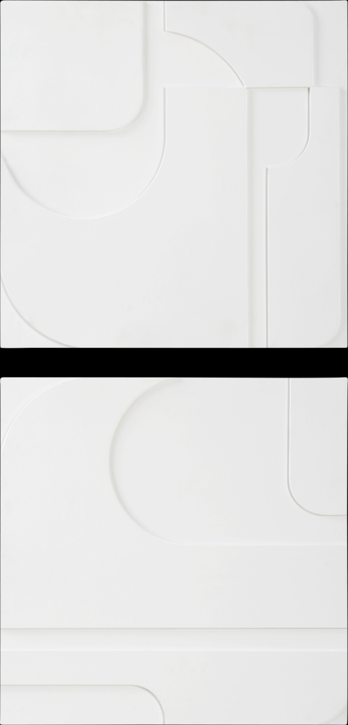 Pheelex White Wall Decor, Set of 2 - Thumbnail - Image 1