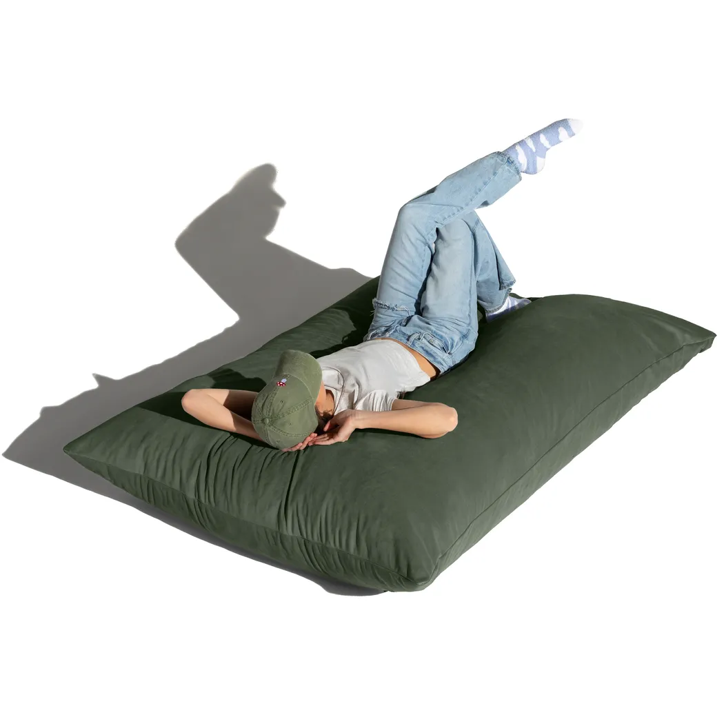 Pheosi II Green Bean Bag Accent Chair - Thumbnail - Image 3