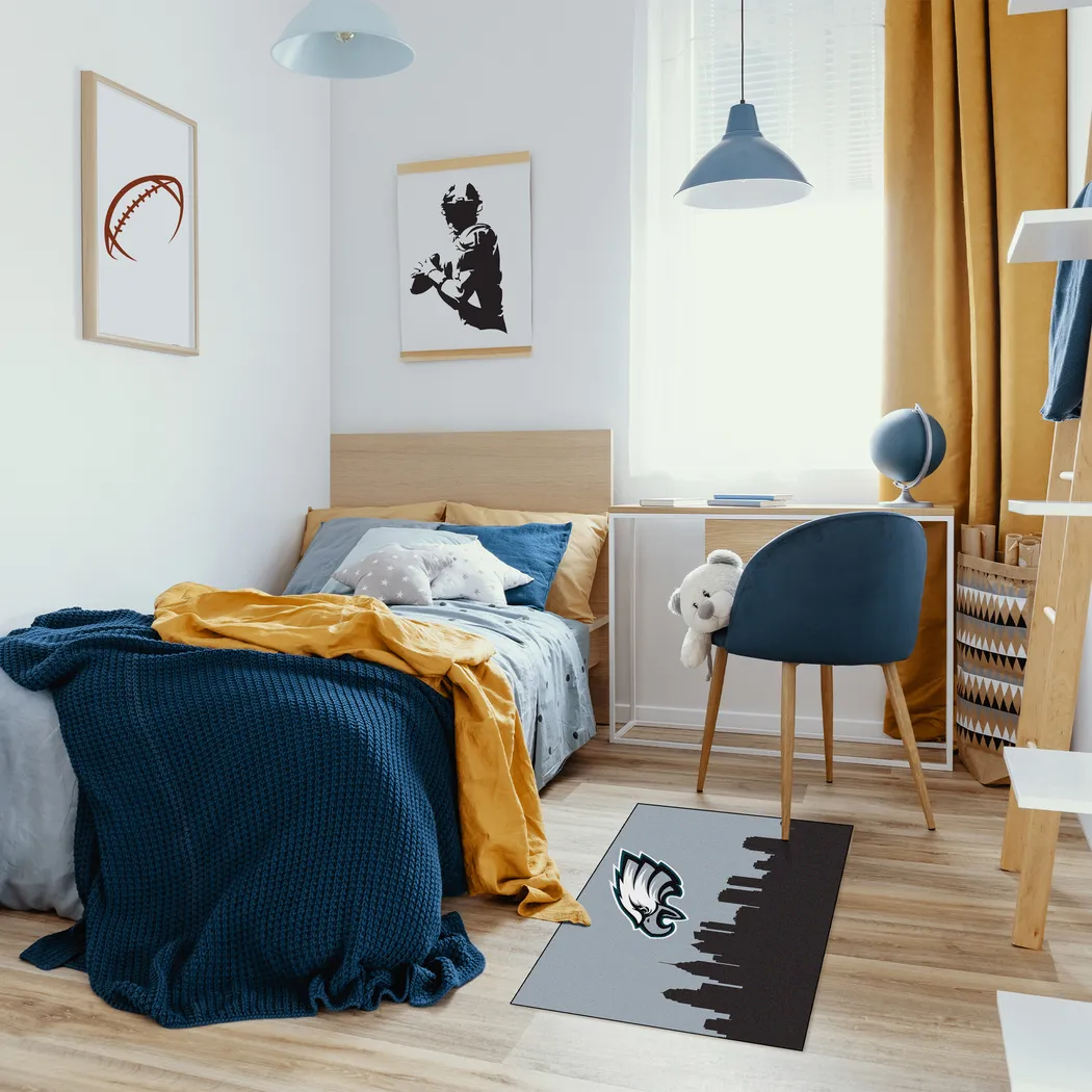 Philadelphia Eagles 2' x 3' Machine Washable Rug - Thumbnail - Image 2