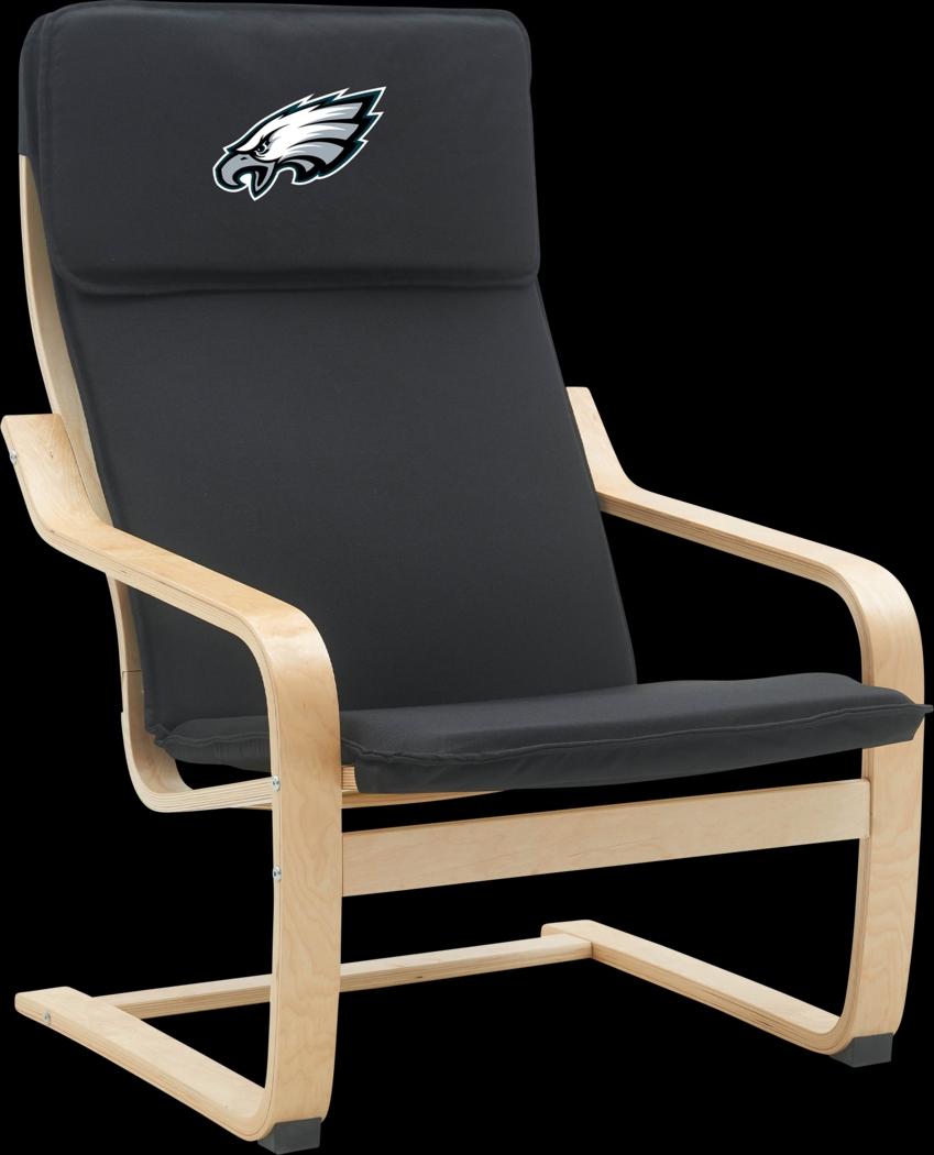 Philadelphia Eagles Black Accent Chair - Thumbnail - Image 1
