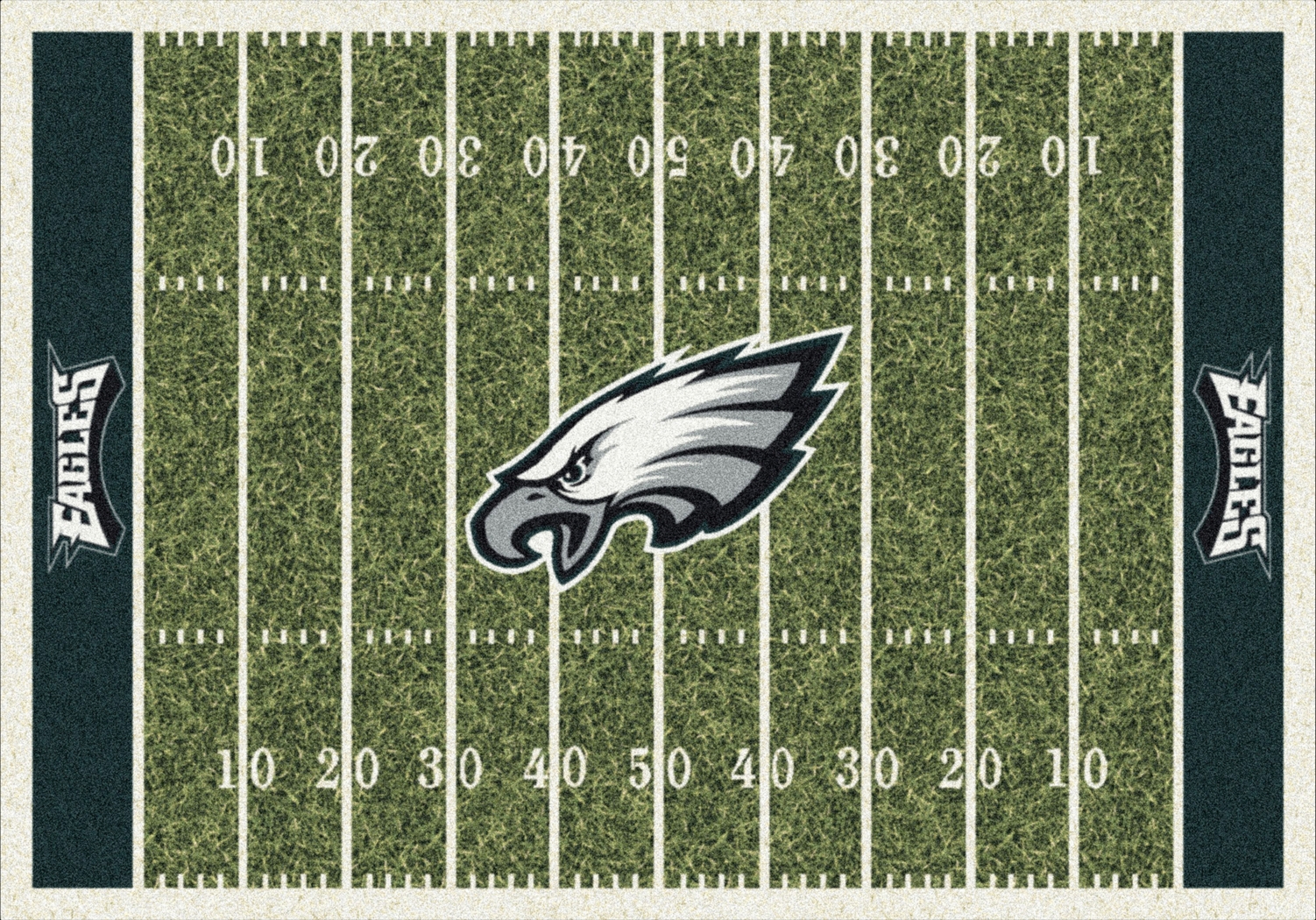 Philadelphia Eagles Green 4' x 6' Rug - Thumbnail - Image 1