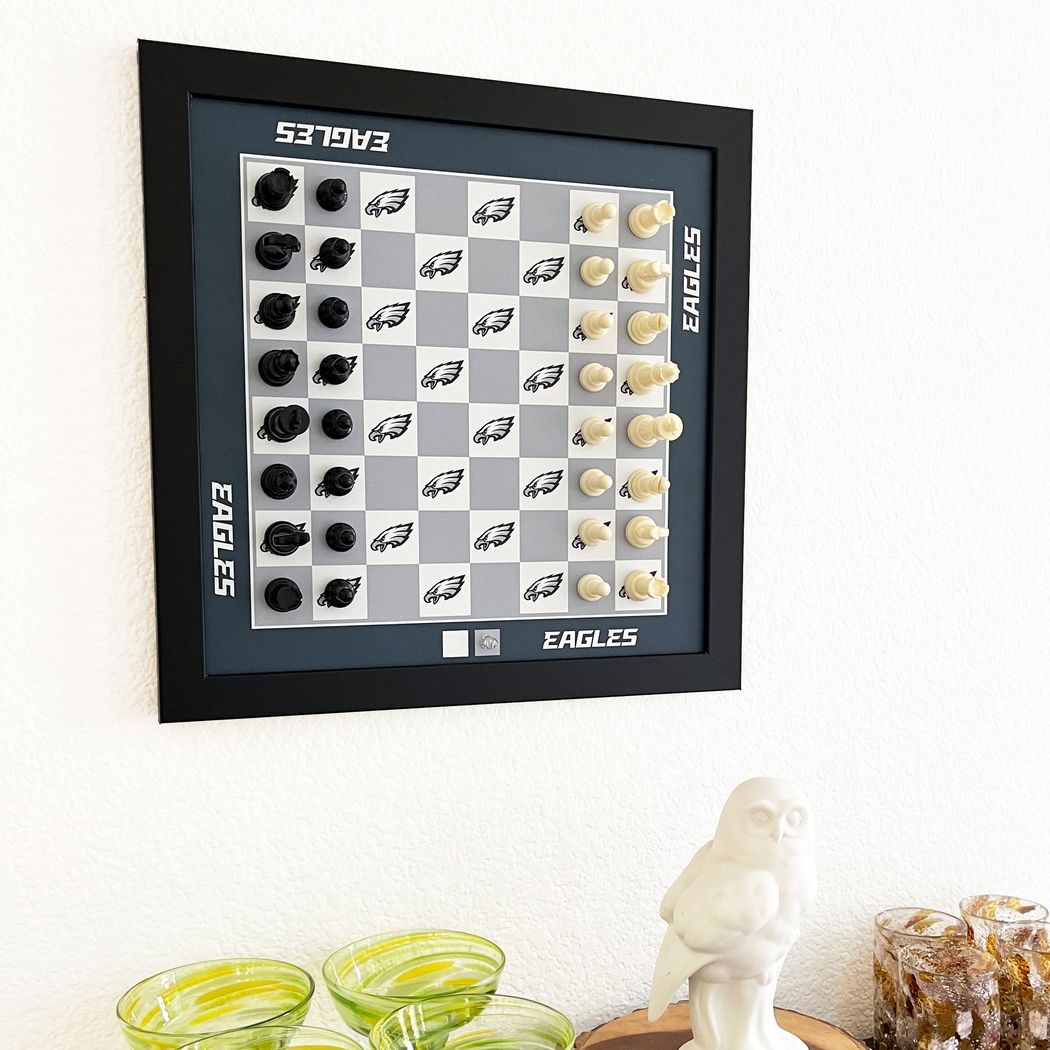 Philadelphia Eagles Wall Chess Set - Thumbnail - Image 2