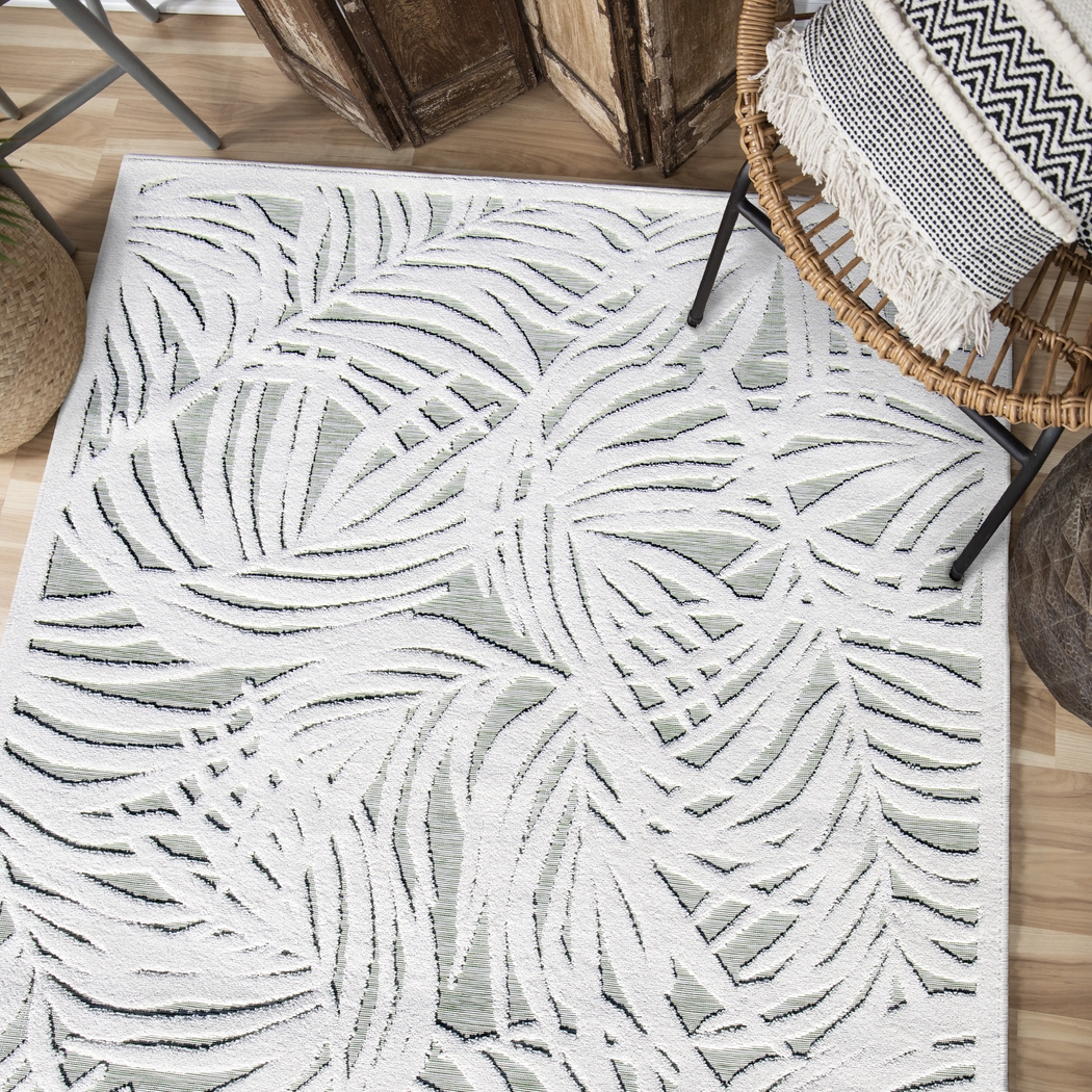 Philbrick White 5'2 x 7'6 Rug - Thumbnail - Image 7