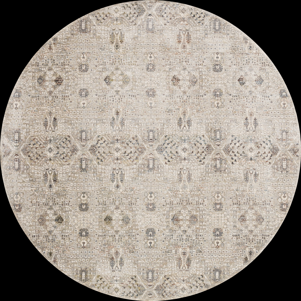 Phillipe Graphite 7'8 Round Rug - Thumbnail - Image 1