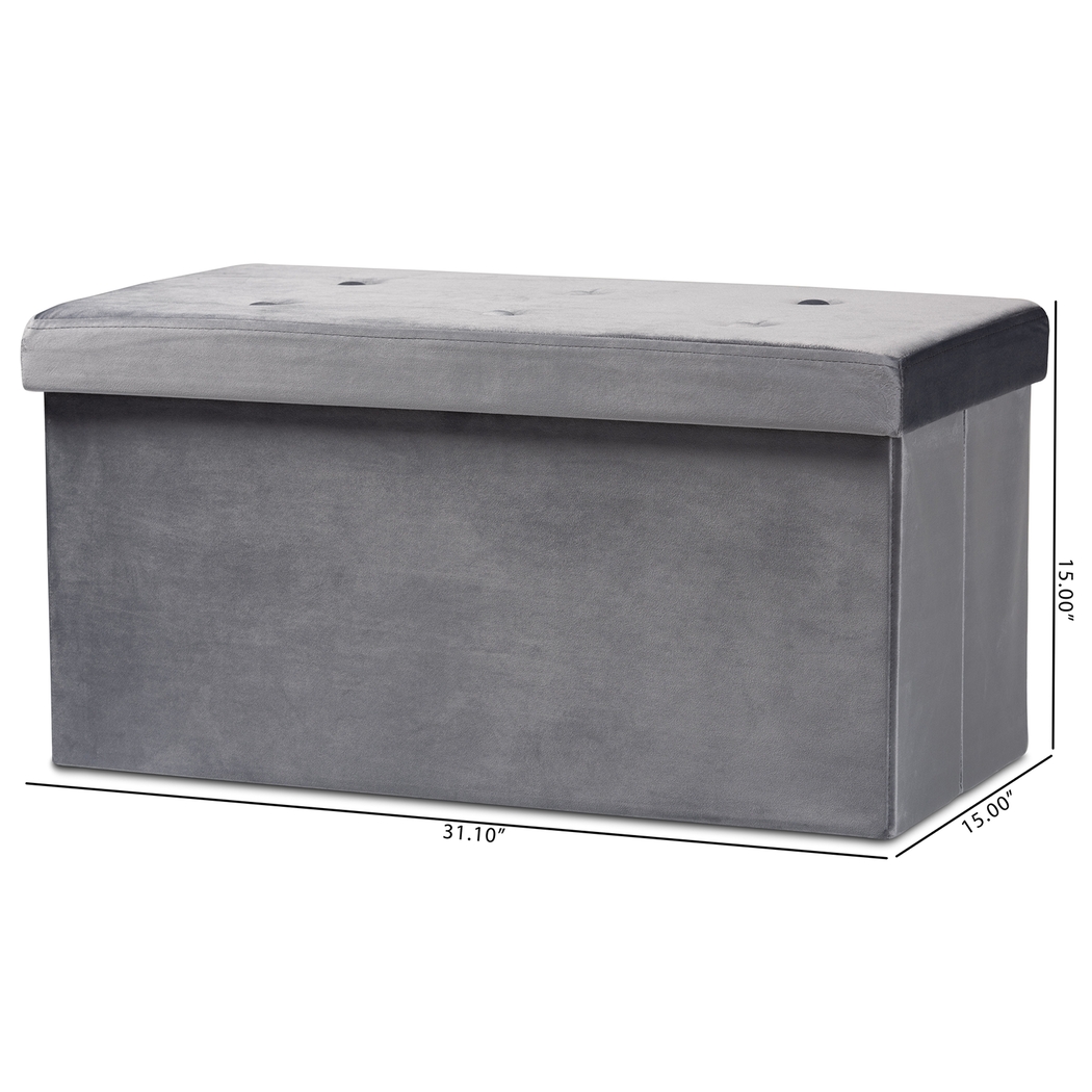 Philox Charcoal Ottoman - Thumbnail - Image 8