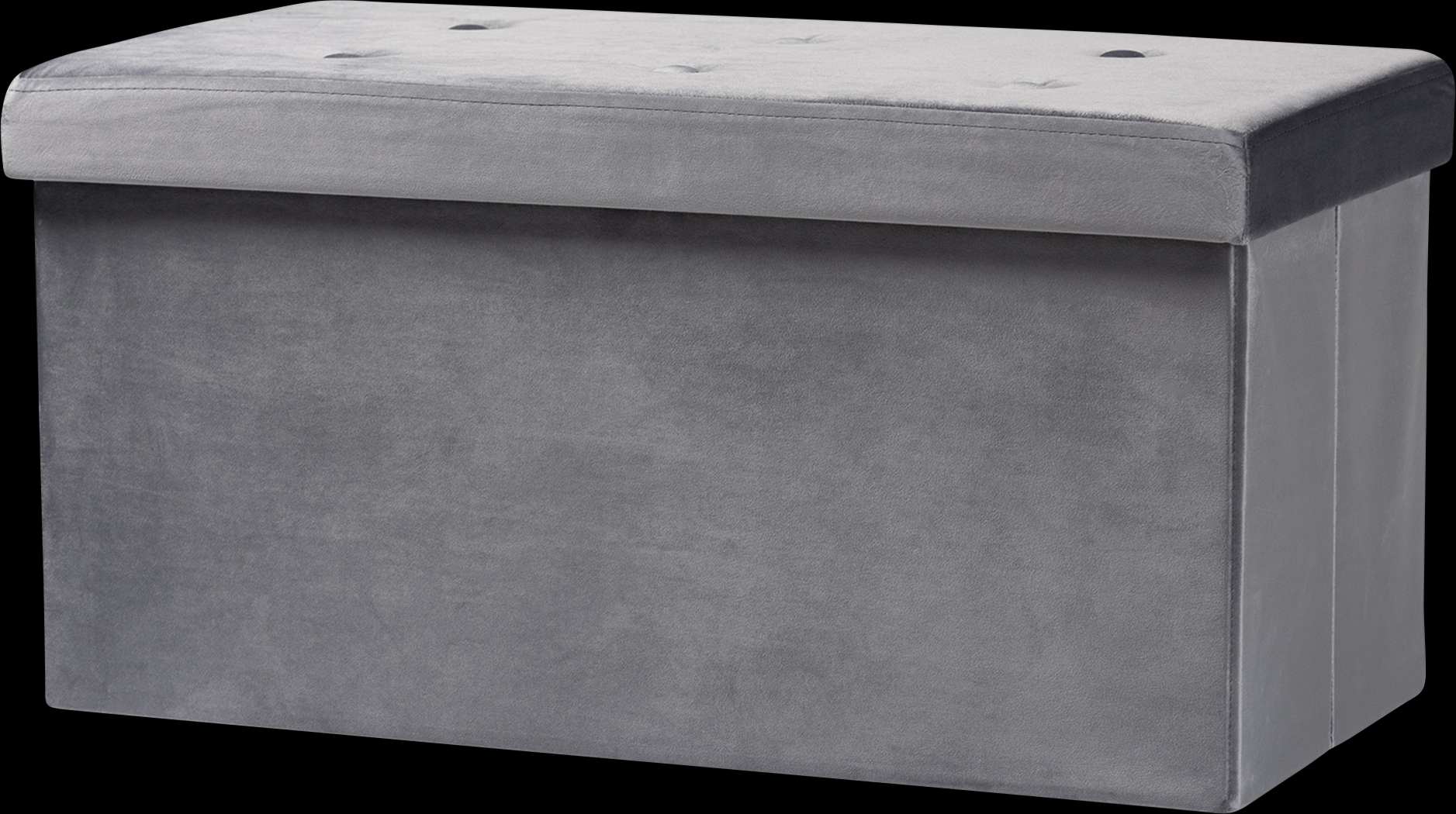 Philox Charcoal Ottoman - Thumbnail - Image 1