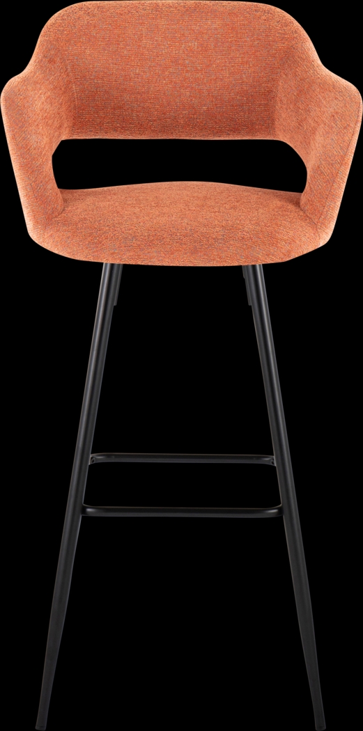 Phinizy Orange Barstool, Set of 2 - Thumbnail - Image 7