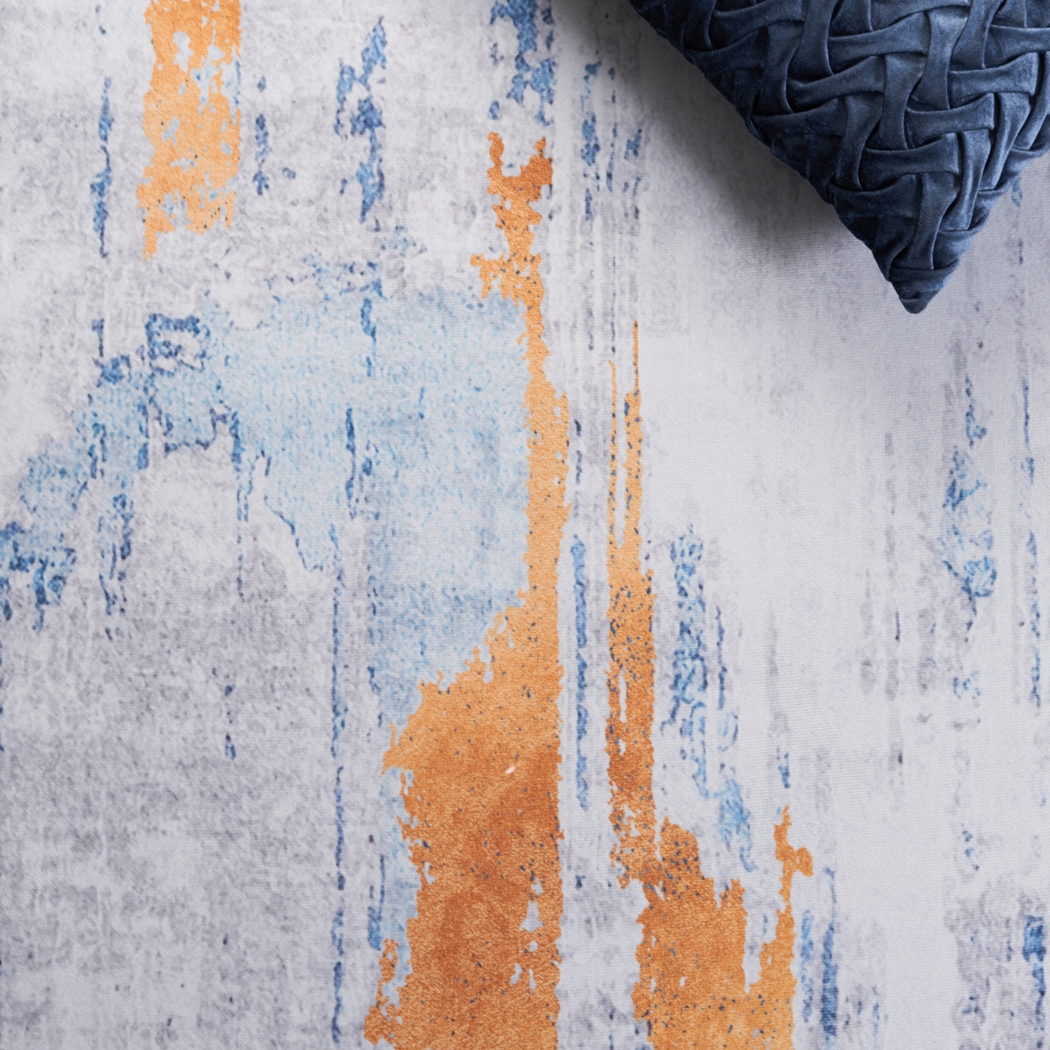 Phirzal Gray/Blue 8' x 10' Rug - Thumbnail - Image 6