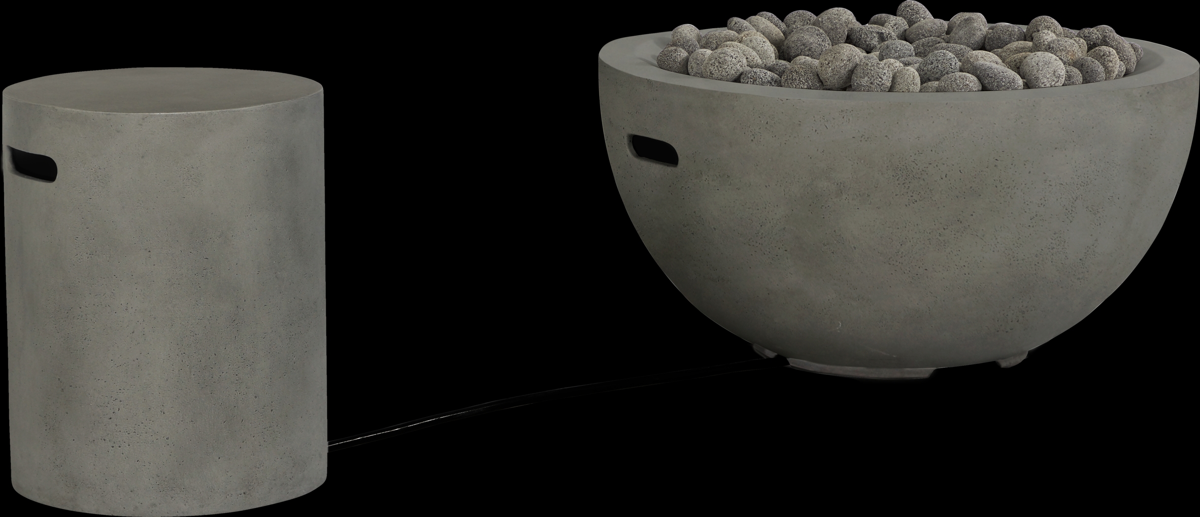 Phoenix Gray Bowl Fire Pit - Thumbnail - Image 2