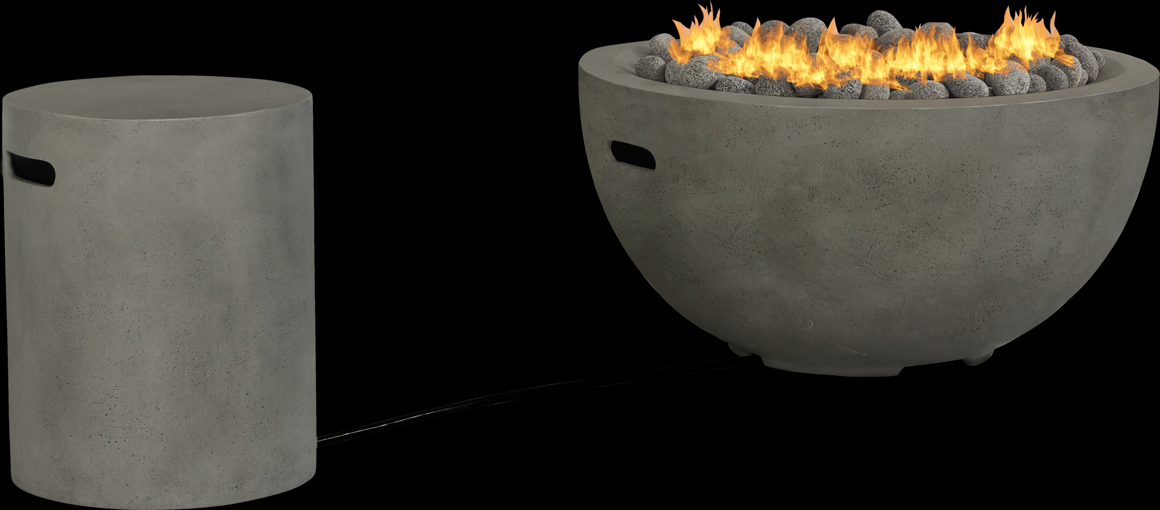 Phoenix Gray Bowl Fire Pit - Thumbnail - Image 1