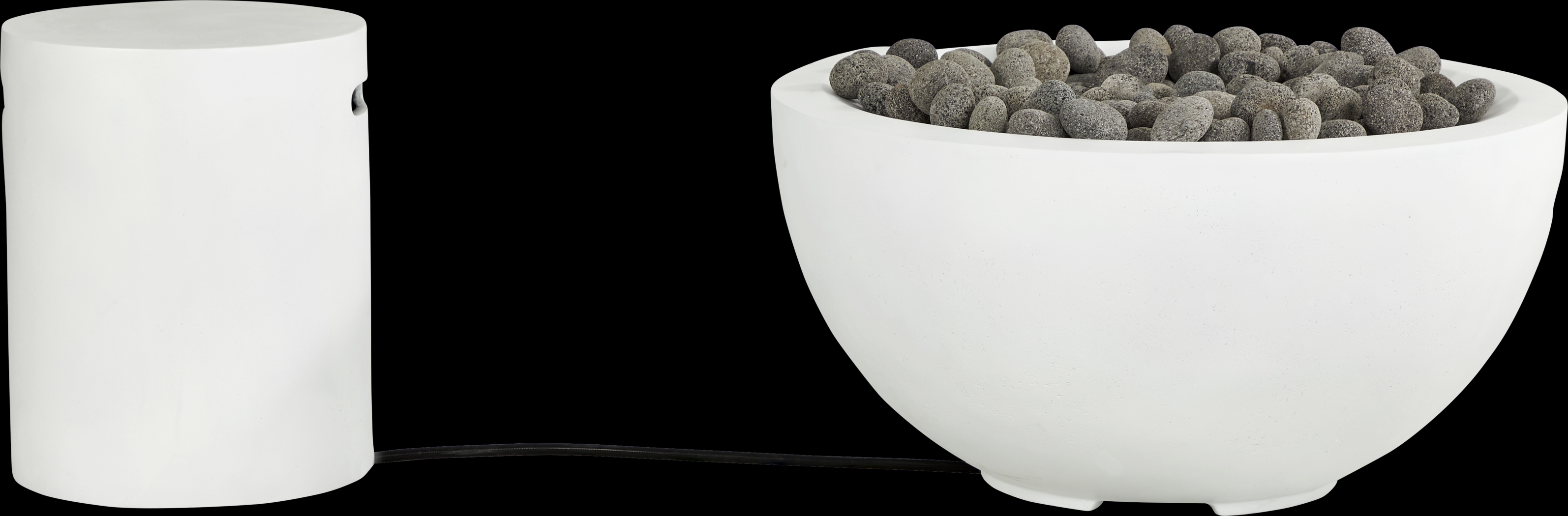 Phoenix White Bowl Fire Pit - Thumbnail - Image 3