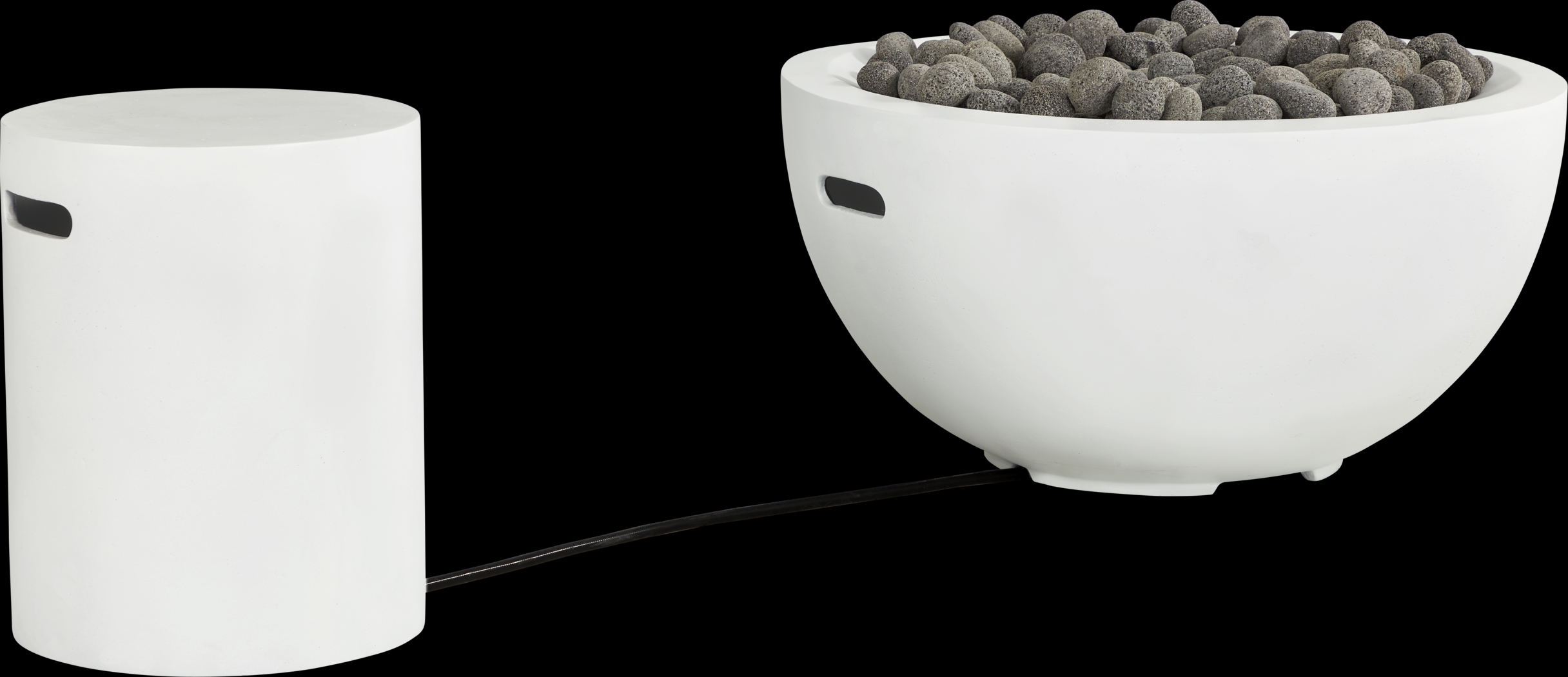 Phoenix White Bowl Fire Pit - Thumbnail - Image 4