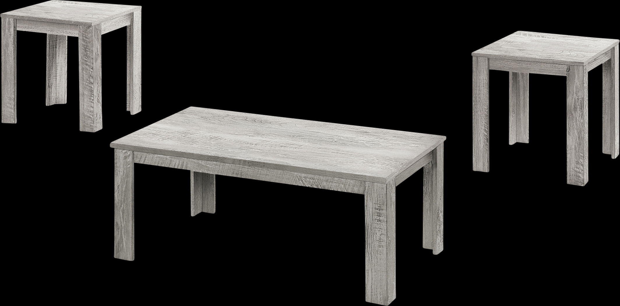 Picacho Gray 3pc Table Set - Thumbnail - Image 1