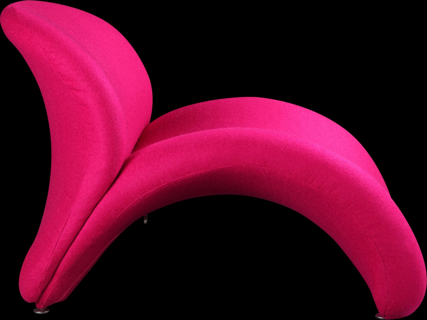 Picardy Fuchsia Accent Chair - Thumbnail - Image 3