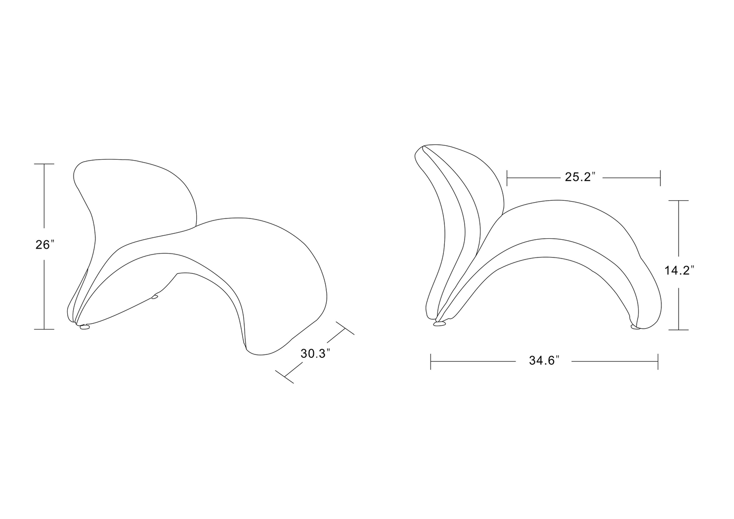 Picardy Fuchsia Accent Chair - Thumbnail - Image 5