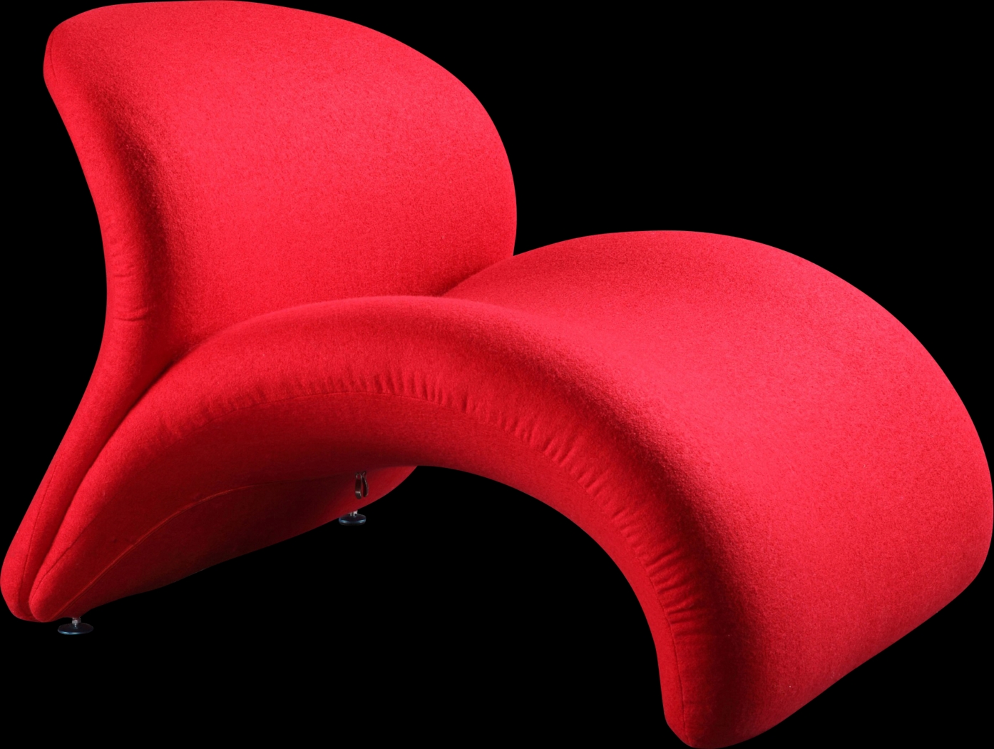 Picardy Red Accent Chair - Thumbnail - Image 1