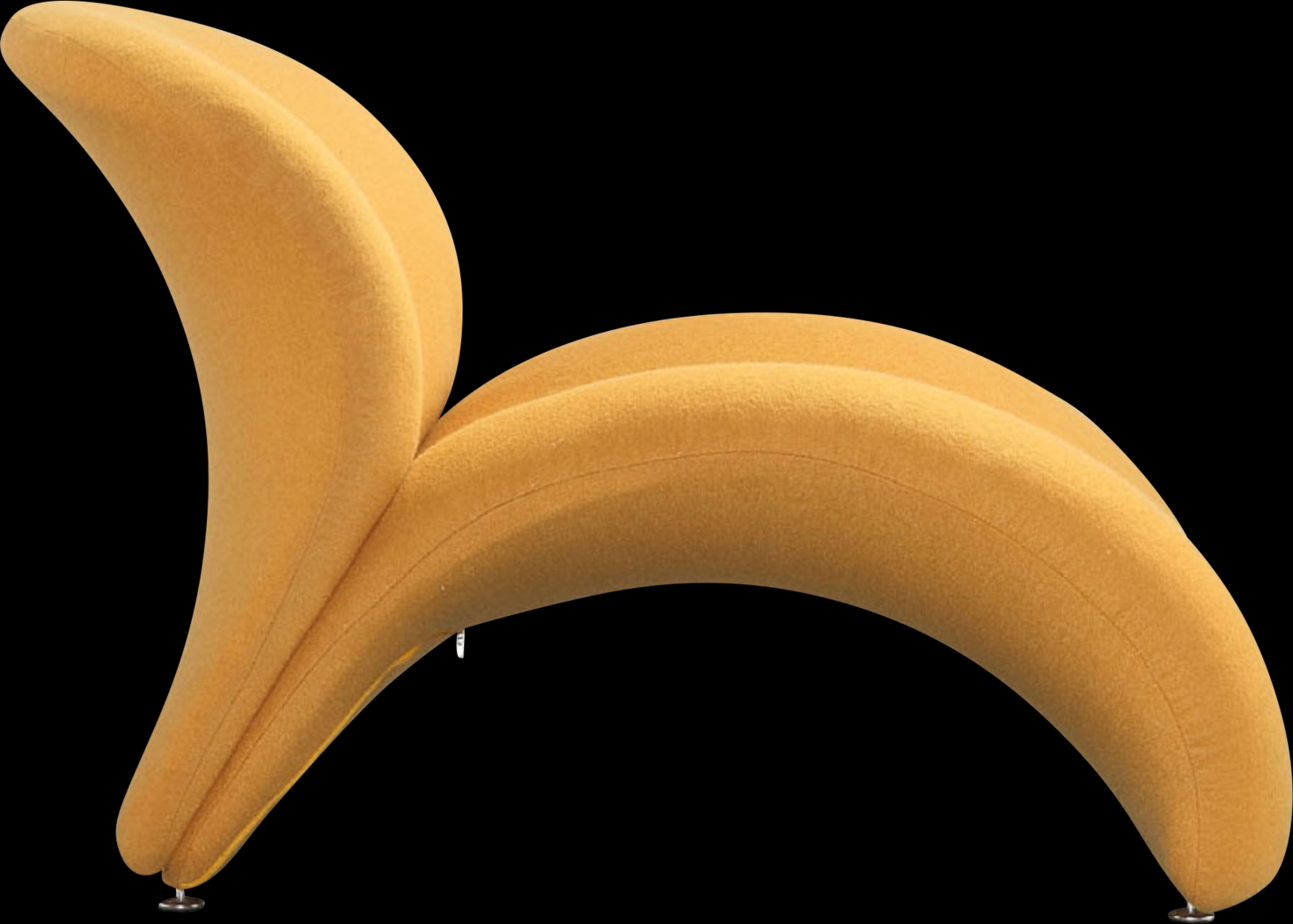 Picardy Yellow Accent Chair - Thumbnail - Image 3